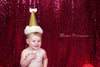 Red Sequin Backdrops for Photography Photo Booth for birthday/party - whosedrop