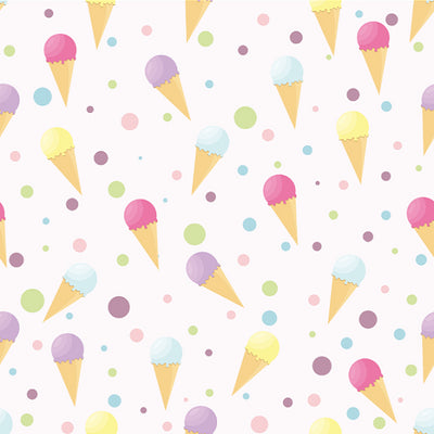 Summer ice cream theme backdrop pattern background - whosedrop