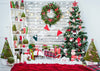Living room photography backdrop Christmas background-cheap vinyl backdrop fabric background photography