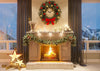Christmas backdrop Living room background for family