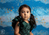 Star pattern backdrop summer background child-cheap vinyl backdrop fabric background photography