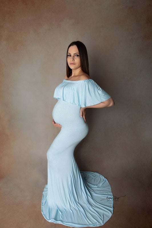 Baby blue vinyl sales dress