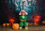 Halloween theme background horror night backdrop