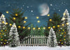 Christmas photography backdrop with pine tree-cheap vinyl backdrop fabric background photography