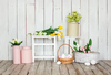 Easter decoration with eggs and tulip flowers backdrop-cheap vinyl backdrop fabric background photography