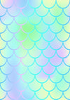 Summer mermaid theme color scale children backdrop-cheap vinyl backdrop fabric background photography