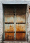 Rusty iron door backdrop senior - whosedrop