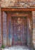 Fuchsia door backdrop senior background