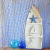Blue wood with starfish boat anchor photo children sea background-cheap vinyl backdrop fabric background photography