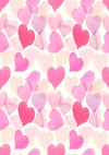 Light red love heart photography backdrop-cheap vinyl backdrop fabric background photography