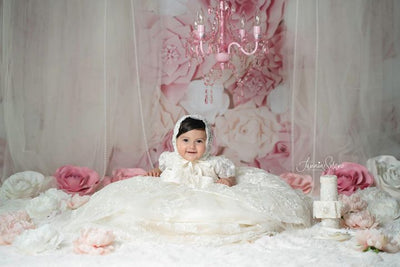 Pink flowers backdrop baby shower photo-cheap vinyl backdrop fabric background photography