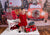 Christmas photography backdrops with red car