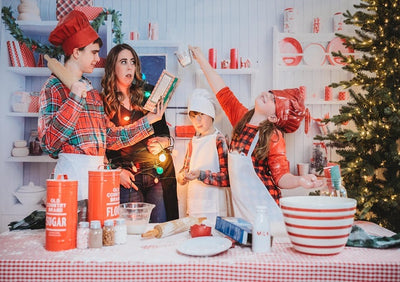 Kitchen photography background Christmas theme backdrop