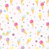 Summer ice cream theme backdrop pattern background - whosedrop