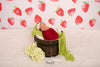 Summer photography backdrop strawberry background