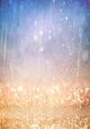 Golden bokeh background blue sky backdrop - whosedrop