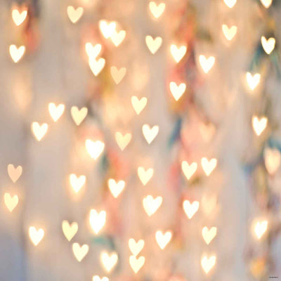 Boken lights love heart Valentine's Day backdrop baby - whosedrop