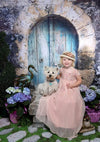 Senior blue door backdrop vintage - whosedrop