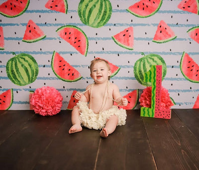 Summer photography backdrop watermelon pattern-cheap vinyl backdrop fabric background photography
