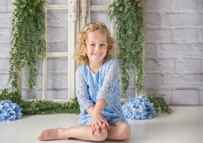 White brick backdrop for children/newborn Valentine photography - whosedrop