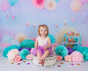 Cake smash backdrop summer ice cream background-cheap vinyl backdrop fabric background photography