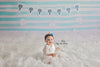 Cake smash backdrop hot air balloon and clouds background-cheap vinyl backdrop fabric background photography