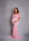 Pink maternity dress combination-cheap vinyl backdrop fabric background photography