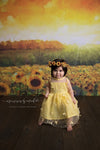 Oil painting floral backdrop sunflower background summer-cheap vinyl backdrop fabric background photography