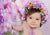 Purple flower backdrop for newborn/children