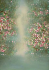 Cyan flower backdrop for newborn photography-cheap vinyl backdrop fabric background photography