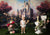 Spring photo backdrop dreamy castle background