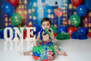 Superman background children cake smash backdrops-cheap vinyl backdrop fabric background photography