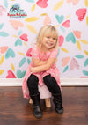 Love pattern backdrop Valentine's day background-cheap vinyl backdrop fabric background photography