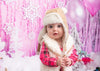 Winter photography backdrop cake smash background