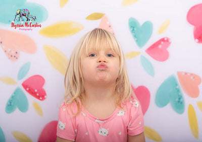 Love pattern backdrop Valentine's day background-cheap vinyl backdrop fabric background photography