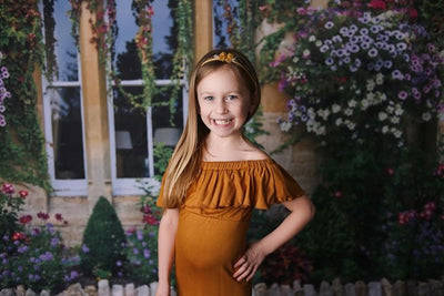 Spring flower backdrops window background-cheap vinyl backdrop fabric background photography