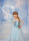 Frozen Winter Blue Backdrop princess theme - whosedrop