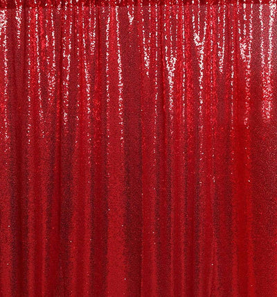 Red Sequin Backdrops for Photography Photo Booth for birthday/party - whosedrop