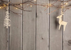 Wooden backdrops sika deer Christmas photography background - whosedrop