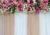 Wedding photography backdrop curtains and flowers-cheap vinyl backdrop fabric background photography