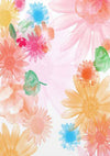 Newborn/child photography backdrop colorful flower-cheap vinyl backdrop fabric background photography