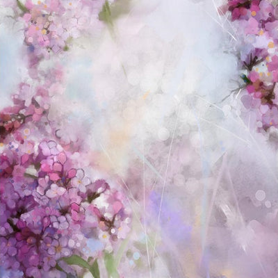 Purple flower backdrop for newborn/children-cheap vinyl backdrop fabric background photography