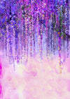 Spring purple flower backdrop for children-cheap vinyl backdrop fabric background photography