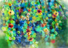 Energetic spring flower backdrop for baby-cheap vinyl backdrop fabric background photography