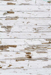 Vintage white wood barn Rubber Floor Mat - whosedrop