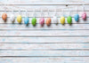 Wood backdrops Easter eggs background-cheap vinyl backdrop fabric background photography
