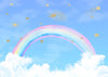 Cake samsh backdrop rainbow background for child