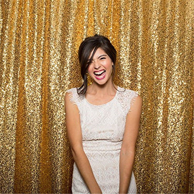 Gold Sequin Backdrops for Photography  Glitter Spot Photo Booth Background - whosedrop