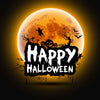 Happy halloween backdrop night moon-cheap vinyl backdrop fabric background photography