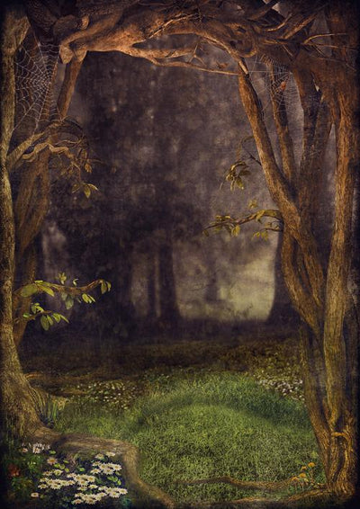 Forest fantastic jungle baby/newborn backdrop-cheap vinyl backdrop fabric background photography
